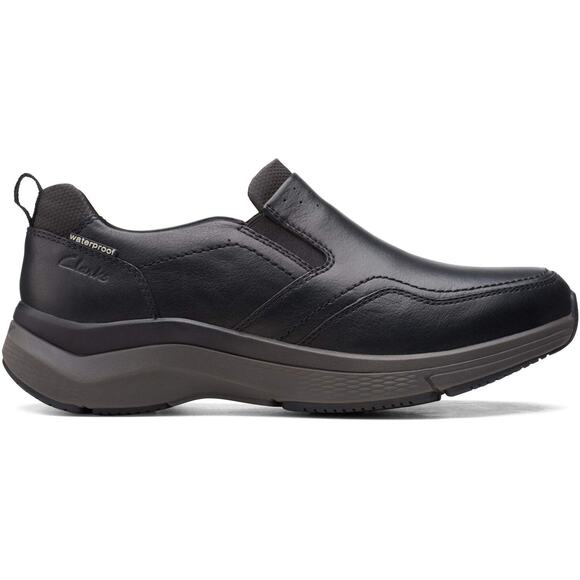 NWT Clarks Men's Wave 2.0 Edge Slip On Black  9.5 D(M) US